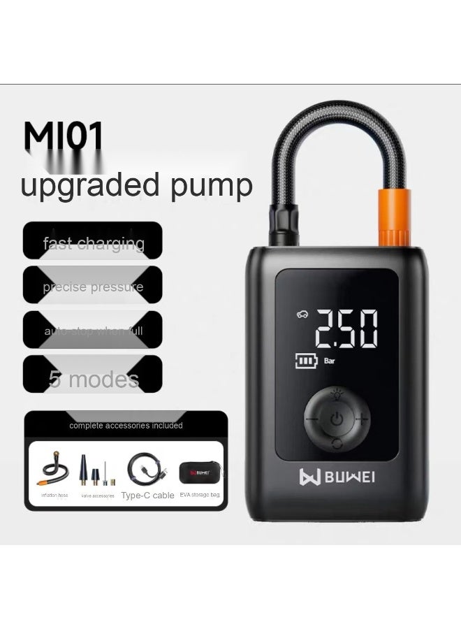 Portable Car Air Pump - Smart Wireless Digital Electric Inflator