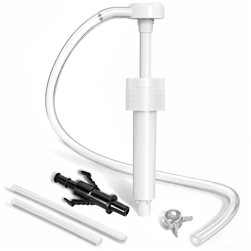 BDFHYK BIUIOY Fluid Pump for Standard Quart Bottles 8cc Per Stroke Premium Transmission Fluid Pump with 3rd Hand Adapter and Flexible Tube Transfer Gear Oil Transmission Differential Fluid 28mm - Image 3