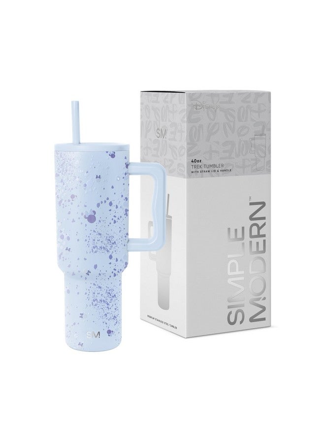 Simple Modern Simple Modern Disney 40 oz Tumbler with Handle & Straw Lid | Insulated Reusable Stainless Steel Water Bottle Travel Mug | Gifts for Women Men Him Her | Trek Collection | 40oz | Minnie Specktacular - Image 1