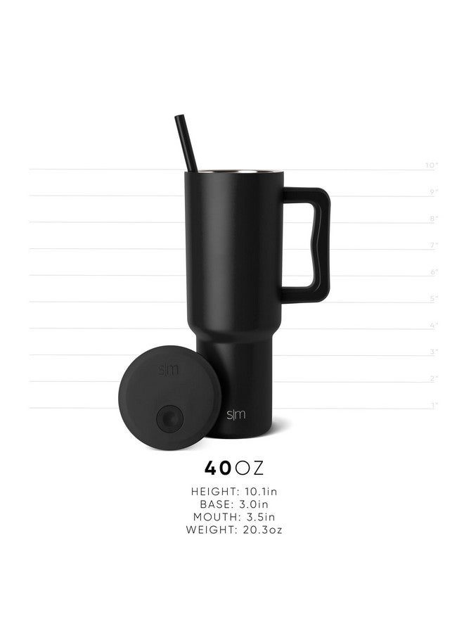 Simple Modern Simple Modern Disney 40 oz Tumbler with Handle & Straw Lid | Insulated Reusable Stainless Steel Water Bottle Travel Mug | Gifts for Women Men Him Her | Trek Collection | 40oz | Minnie Specktacular - Image 5