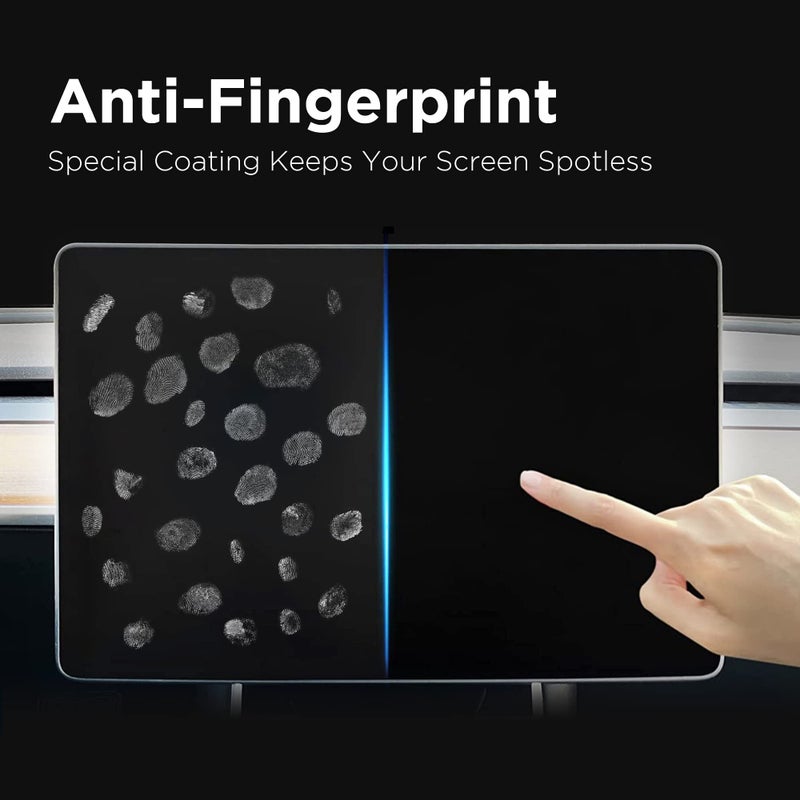 Nestour Screen Protector Fit For Tesla Model 3 Model Y 2016-2023 Alignment Kit 15" Center Control Touch Screen Protector Tempered Glass Tesla Accessories with Super Fast Self-Adhesion, Bubble Free, Anti-Fingerprint, 9H Hardness & Crystal Clear - Image 5