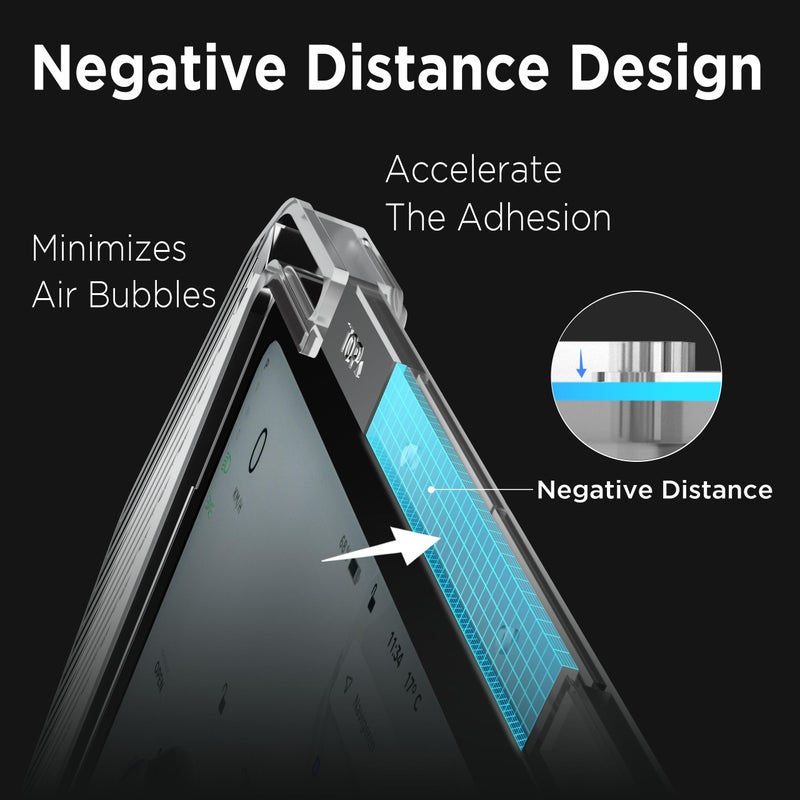 Nestour Screen Protector Fit For Tesla Model 3 Model Y 2016-2023 Alignment Kit 15" Center Control Touch Screen Protector Tempered Glass Tesla Accessories with Super Fast Self-Adhesion, Bubble Free, Anti-Fingerprint, 9H Hardness & Crystal Clear - Image 3