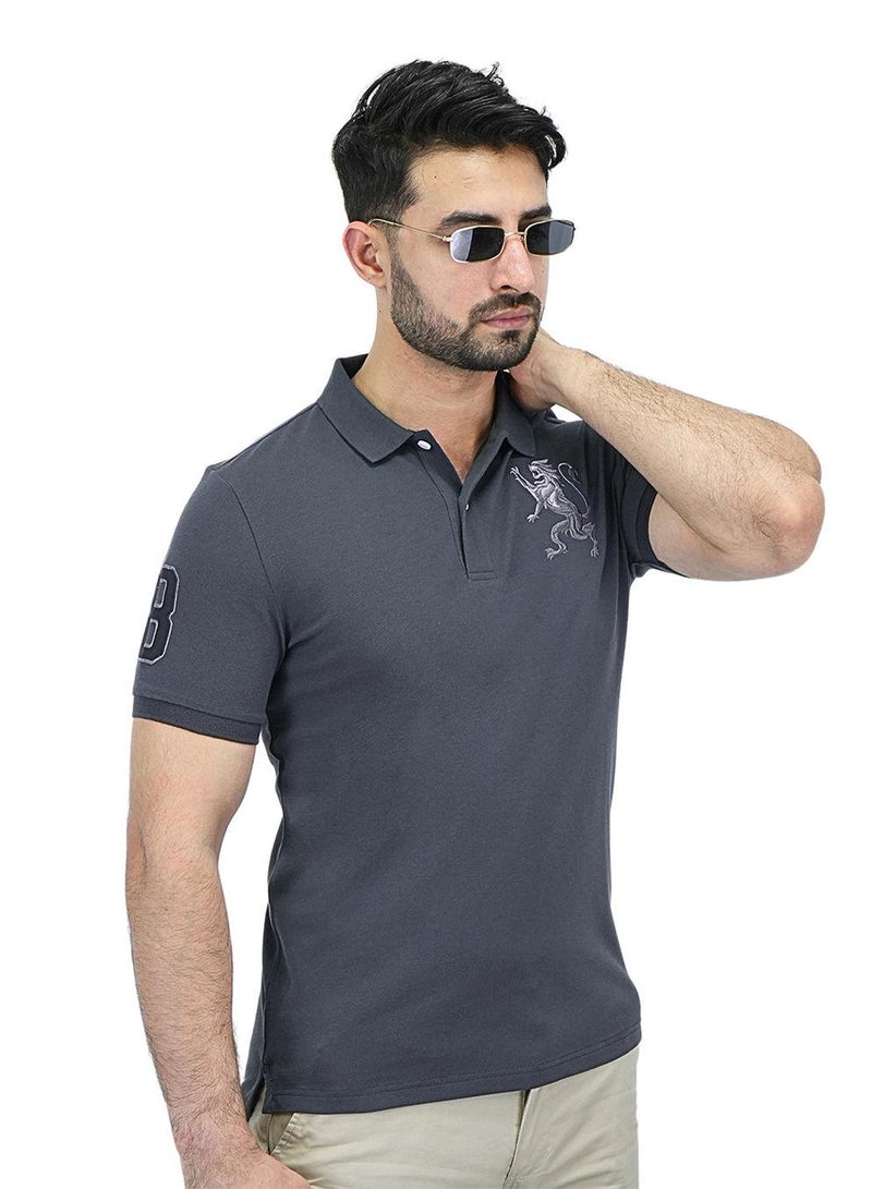GIORDANO Men's Lion Polo - Image 1
