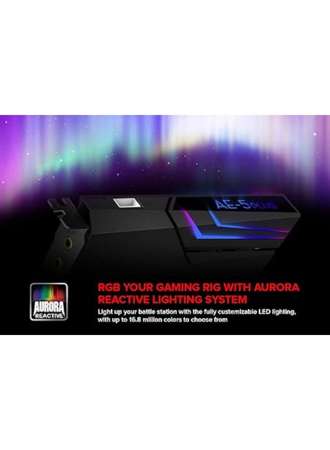 CREATIVE Sound Blaster PCIe Gaming Sound Card and DAC with Dolby Digital and DTS, Xamp Discrete Headphone Bi-amp, Up to 122dB SNR, RGB Lighting System, SB1740 - Image 3