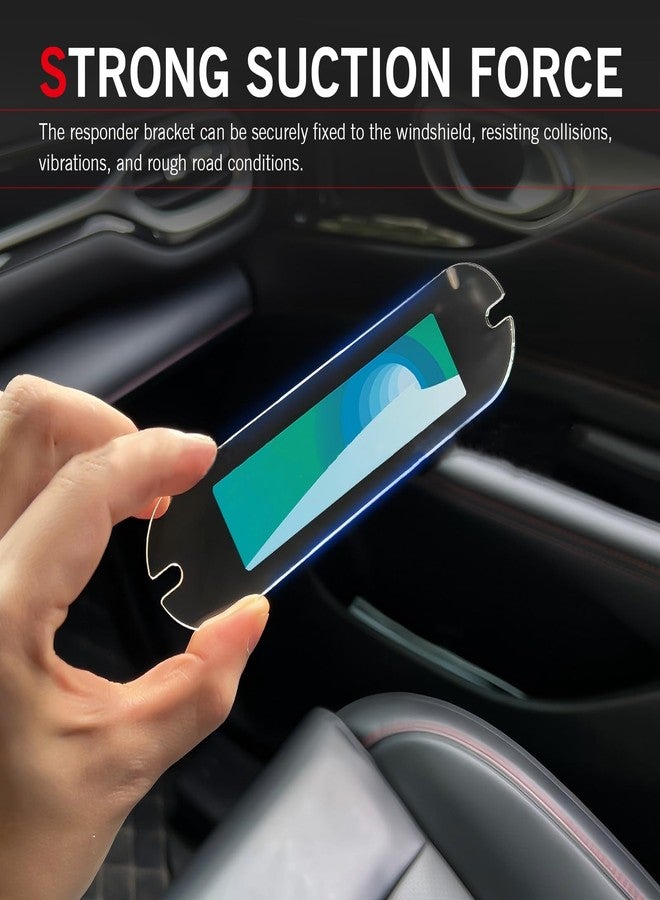 Arwrilt 2 PCS EZ Pass Holder, Windshield Ipass Sticker Holder, Acrylic Transponder Holder, Windshield Sticker Holder with Strong Suction Cups, Universal for Most Toll Passes (Transparent) - Image 3