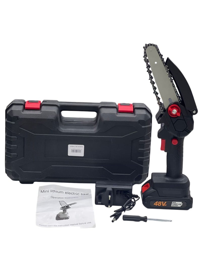 Generic 48V Max Power Mini Lithium Electric Chainsaw Kit 