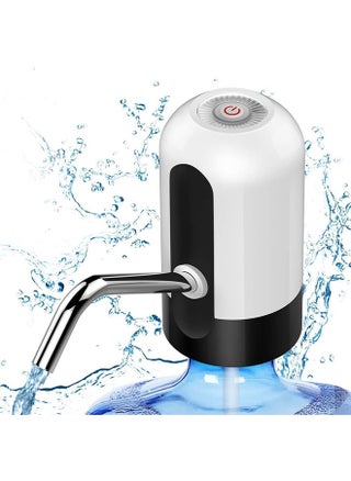 5 Gallon Water Bottle Pump, USB Charging Portable Electric Water Pump for for for 2-5 Gallon Jugs USB Charging Portable Water Dispenser for Office, Home, Camping, Kitchen and etc,white - pzsku/ZC957FEE760C947AEC72CZ/45/_/1716551708/425df2e0-a693-4e44-9fe9-9792c8f8d871