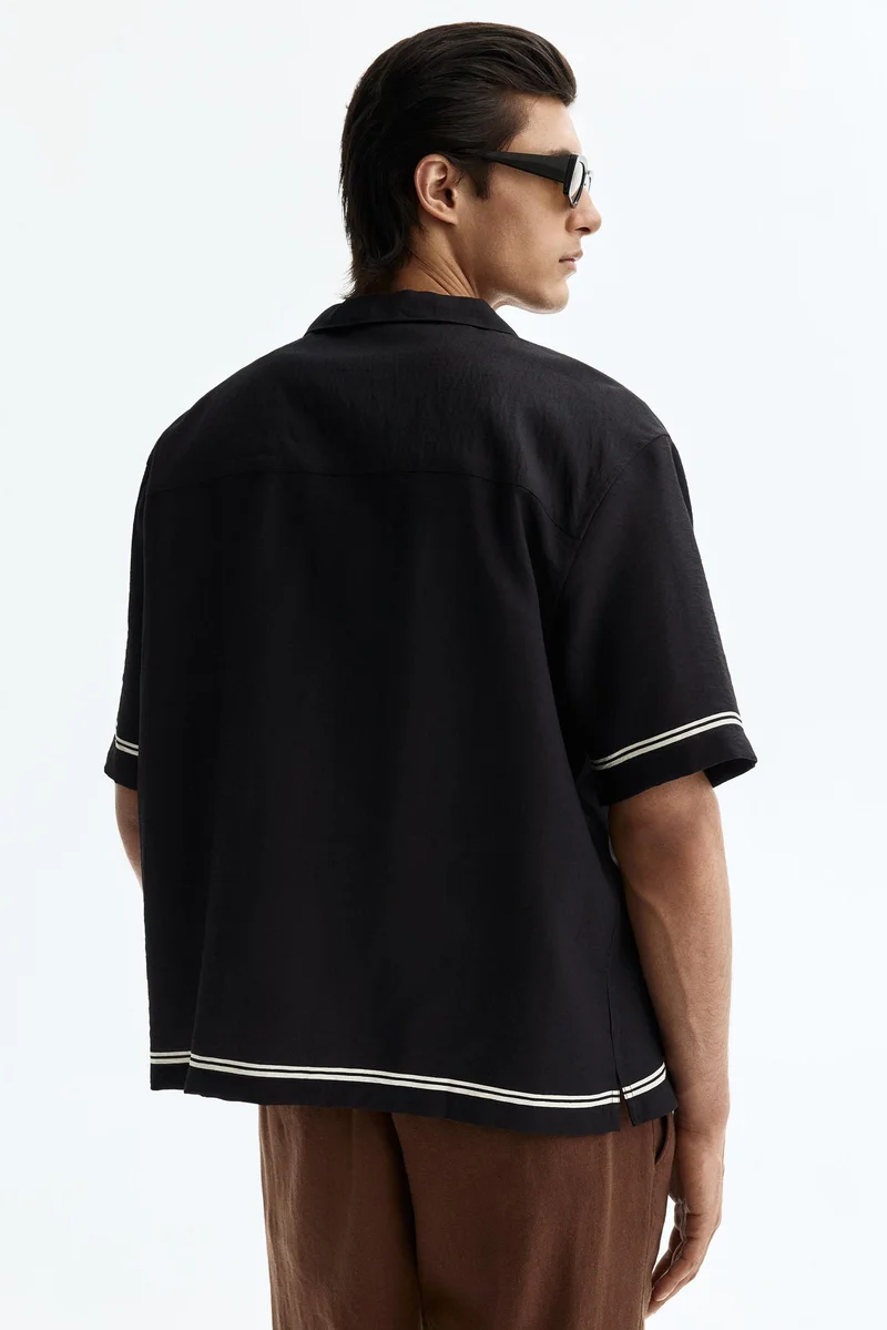 H&M  Relaxed Fit Printed resort shirt for Men | Best Price UAE