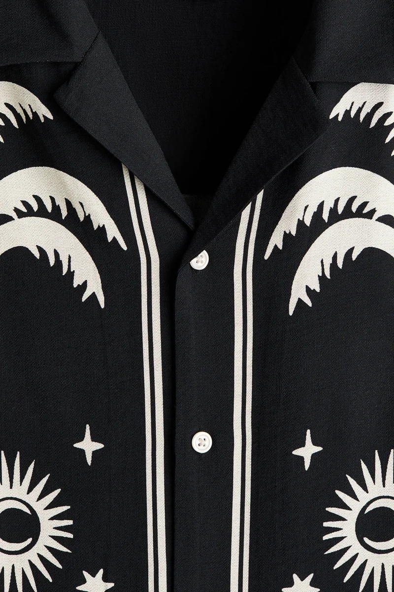 H&M Relaxed Fit Printed resort shirt