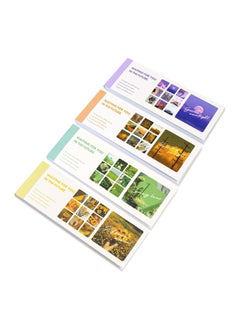 Y&D 360 PCS Journaling Washi Stickers 4 Set Aesthetic for Scrapbook Supplies Scenery Decorative Sticker Diary Album Planner Card Art Craft  - Image 1