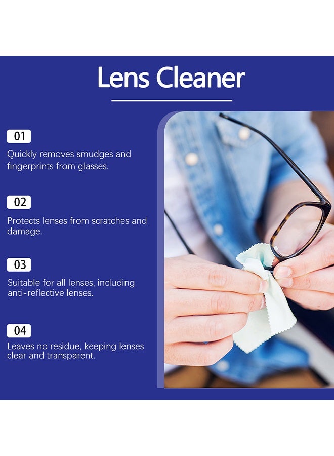 JUE FISH Lens Cleaner, Lens Scratch Remover For Eye Glasses, Eyeglass Scratch Remover, Eye Glass Cleaners Spray, Reading Glasses Cleaner, Glass Lens Scratchs Repair Kit, Lens Cleaner For Glasses Sunglasses Camera Lenses Phone Screens, 60ml - Image 5