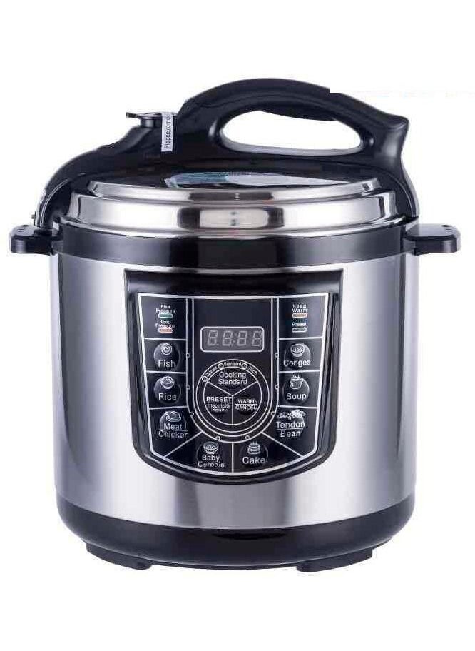 DubaiGallery 6L Stainless Steel 10 In 1 Multifunction Smart LCD Home Digital Rice Cooker Electric Pressure Cooker  - Image 2