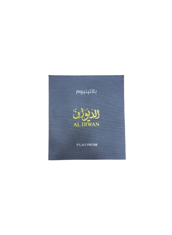 AL Diwan Al Diwan Platinum Ghutra, plain white color for men, Size: 54"  - Image 1
