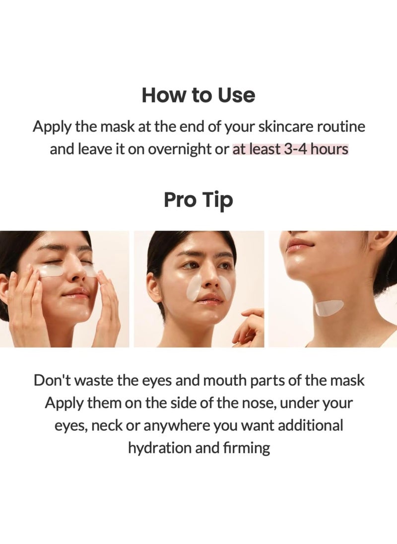 BIODANCE - Bio-Collagen Real Deep Mask, Hydrating Overnight Mask, Pore Minimizing, Elasticity Improvement, 34g x 4ea - Image 1