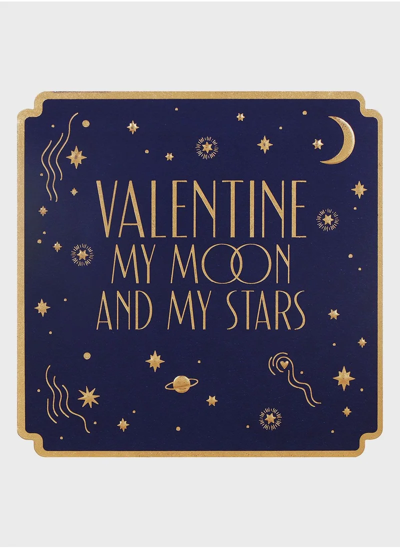 فوكس اند بتلر Moon And Stars Valentines Card