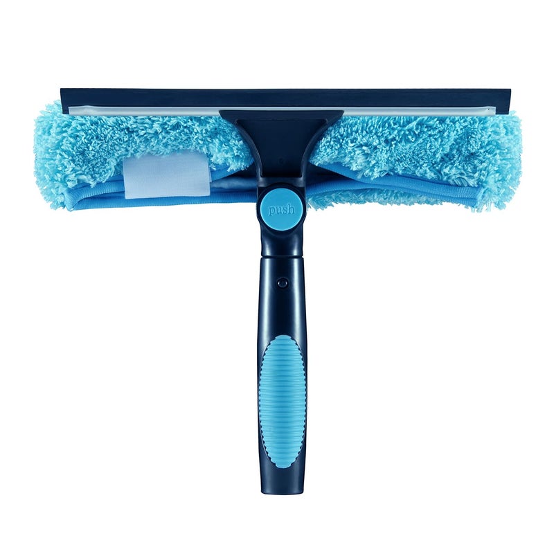 Hicavar 11" Window Squeegee and Microfiber Scrubber 2-in-1 Combo Cleaning Tools (Attachement Only) (1) - Image 1