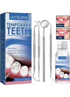 Temporary Teeth Repair Kit, Moldable Tooth Replacements, Cavity Filler For Teeth, Temp Tooth Beads With 4 Dental Tools, Repair Missing Or Broken Teeth, Snap On Instant And Confident Smile - pzsku/ZC958914DA40158C176CEZ/45/_/1705989283/10ef0c42-8bb1-4c88-a798-940a5c1182ac