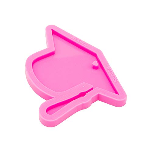 Angel Wings Super Shiny Graduation Season Mold Resin Keychain Molds Bachelor Cap Silicone Mold Doctorial hat Resin Molds Pendant Resin Silicone Mold DIY Graduation Gift - Image 4