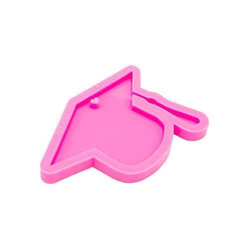 Angel Wings Super Shiny Graduation Season Mold Resin Keychain Molds Bachelor Cap Silicone Mold Doctorial hat Resin Molds Pendant Resin Silicone Mold DIY Graduation Gift - Image 5