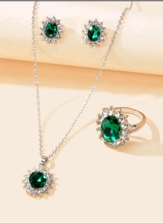 Trend - Luxury Jewellery Set For  Women Inlaid With Zirconia - Image 1