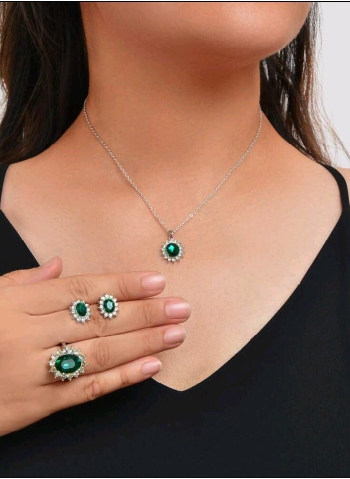 Trend - Luxury Jewellery Set For  Women Inlaid With Zirconia - Image 1
