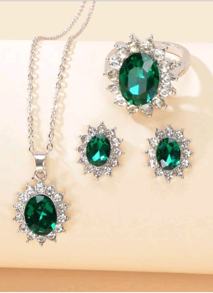 Trend - Luxury Jewellery Set For  Women Inlaid With Zirconia - Image 1