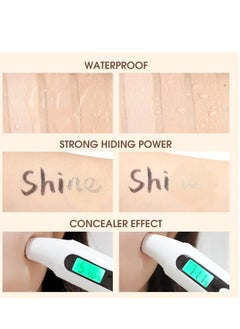 OCHEAL Hydrating BB Cream, Light BB Cream Foundation Cover Blemishes Tinted Moisturiser, Oil Control Cushion Foundation Color Correcting Cream for All Skin Types, Hydrating, Even Skin Tone 30g (Natural)  - Image 3