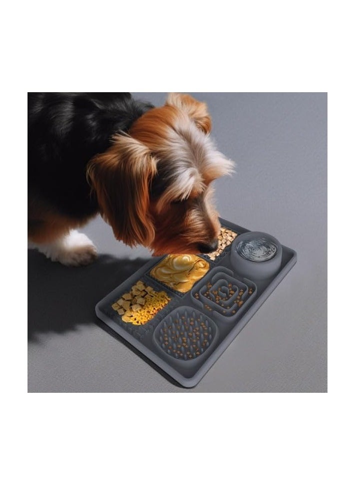 Slow Feeding Food Mat, Dog And Cat Slow Feeder Bowls, Lick Mat with Suction Cups - pzsku/ZC958A959F862B968A7C4Z/45/_/1734361101/984a8852-3be2-4729-8ee8-29d375f59cd7