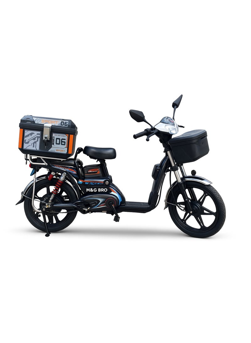 DG Electric Scooter / Motorcycle Storage Box – Heavy Duty Waterproof Rear Trunk with Lock Key and Thermal Insulation – Multipurpose Cargo Case for Safe Storage and Travel - Image 3