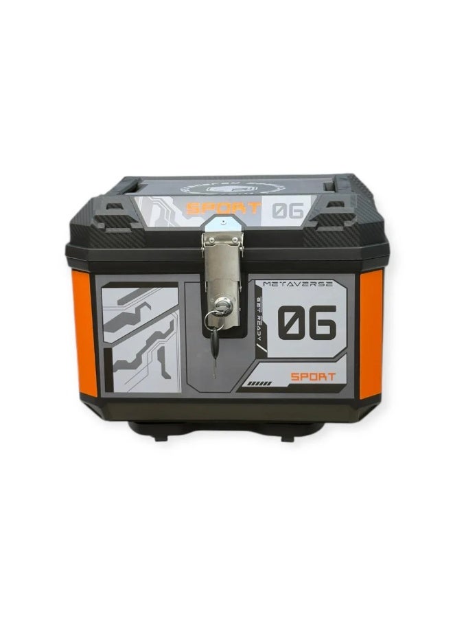 DG Electric Scooter / Motorcycle Storage Box – Heavy Duty Waterproof Rear Trunk with Lock Key and Thermal Insulation – Multipurpose Cargo Case for Safe Storage and Travel - Image 2