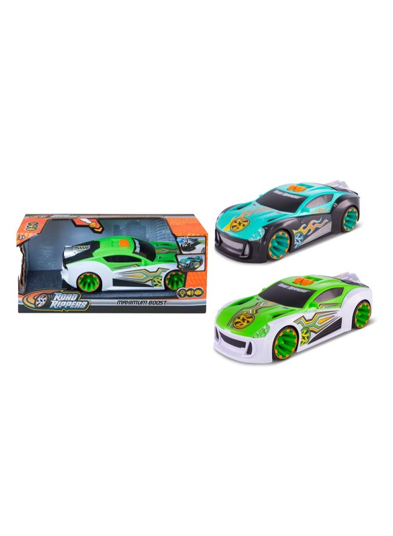 Nikko Road Ripper Car with Lights and Sounds Maximum Boost 10-Inches, Assorted 1 Piece (Style & Color May Vary) Each Sold Separately Battery Operated | Motorized Driving Action | Toy Vehicle | Gift for Kids and Adults - Image 1