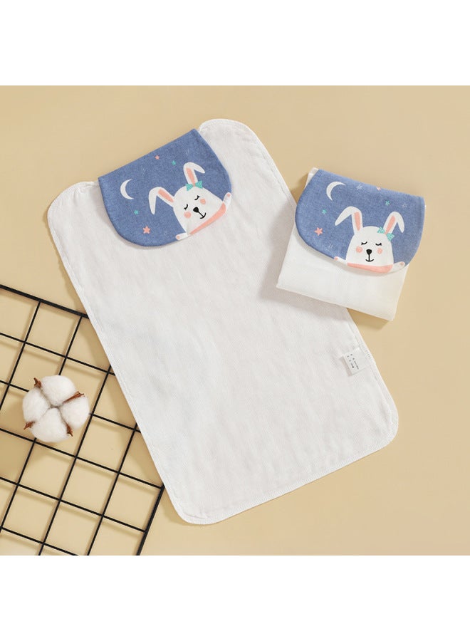 Baby Cotton Sweat Towel Four-layer Gauze Children's Printed Sweat Towel Outlet