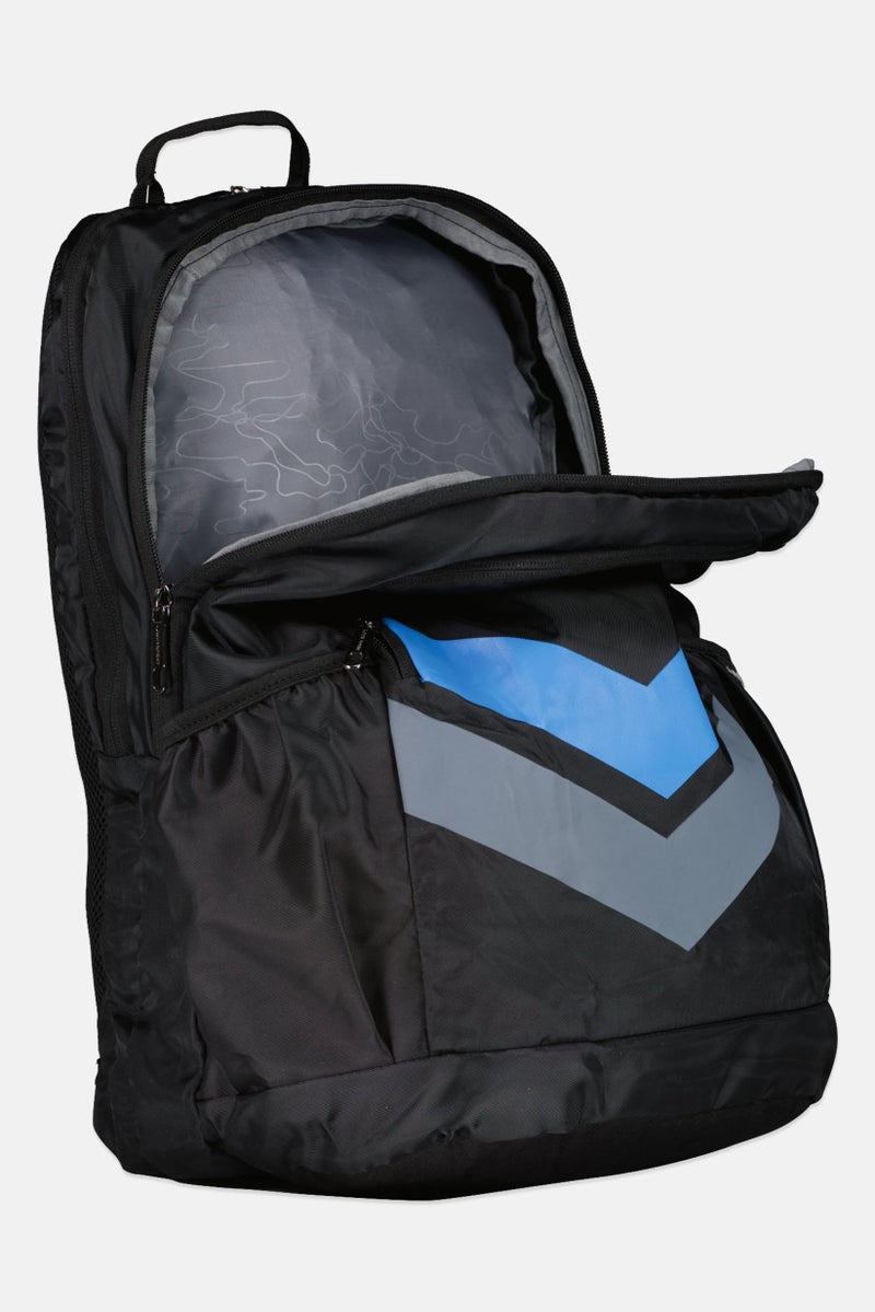 Lavie حقيبة ظهر للرجال بشعار العلامة التجارية، سوداء - Image 3