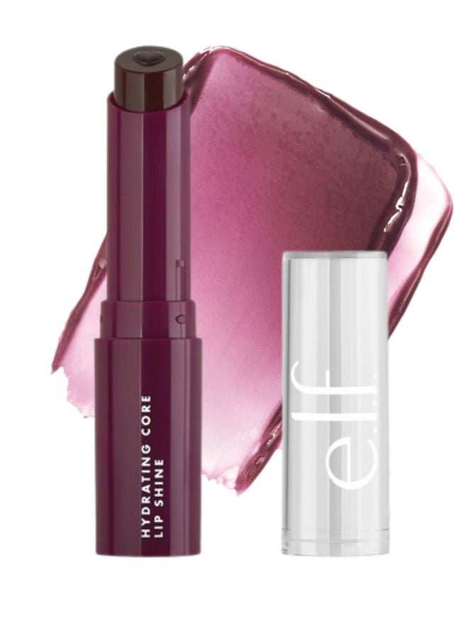 elf e.l.f. Hydrating Core Lip Shine Ecstatic – Tinted Hydrating Lip Balm with Glossy Shine, Nourishing Heart-Shaped Core, Lightweight Moisturizing Formula, 2.3 g / 0.08 oz - Image 1