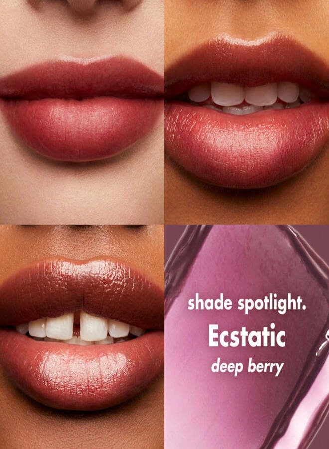 elf e.l.f. Hydrating Core Lip Shine Ecstatic – Tinted Hydrating Lip Balm with Glossy Shine, Nourishing Heart-Shaped Core, Lightweight Moisturizing Formula, 2.3 g / 0.08 oz - Image 2
