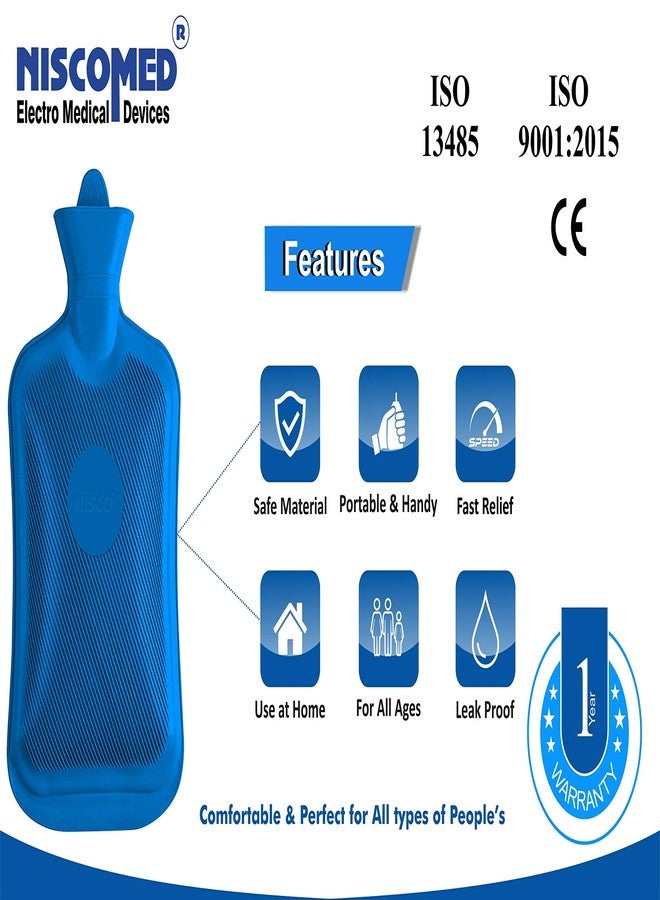 Niscomed Hot Water Bottle (Blue) - Image 3