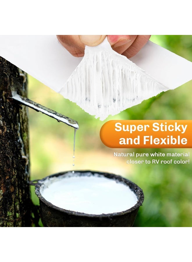 WELLUCK RV Roof Tape Sealant Roofing Tape, 6 Inch X 50 Foot - Image 2