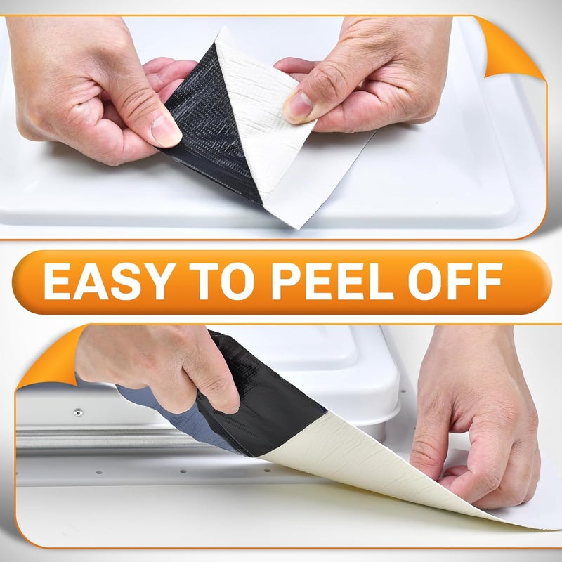 WELLUCK RV Roof Tape Sealant Roofing Tape, 6 Inch X 50 Foot - Image 3