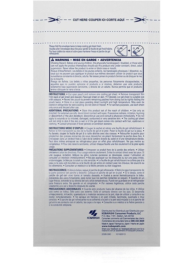 BeKoool Be Koool Cooling Relief for Migraine, Soft Gel Sheets, 4 Sheets (Pack of 4) - Image 5