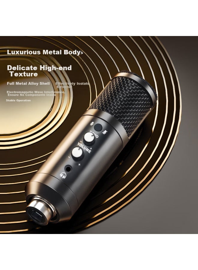 Witgoer Condenser Microphone For Gaming, Recording Karaoke, Laptop Usb Wired Sound Card, Professional Speaker, And Voice-over Equipment - Image 5