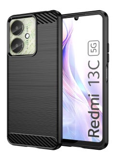 Fankalo Phone Case for Xiaomi Redmi 13C 5G/ Xiaomi Redmi 13C 4G/ Xiaomi Poco C65 Soft TPU Brushed Texture Anti-Slip  - Image 1