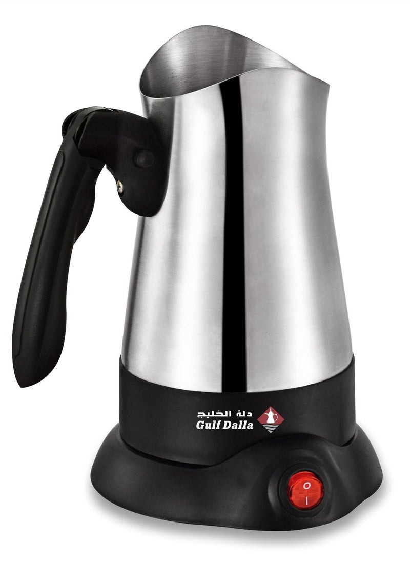 Gulf Dalla - Electric Turkish Coffee Maker 300mL 800W GA-C96837 Silver - Image 1
