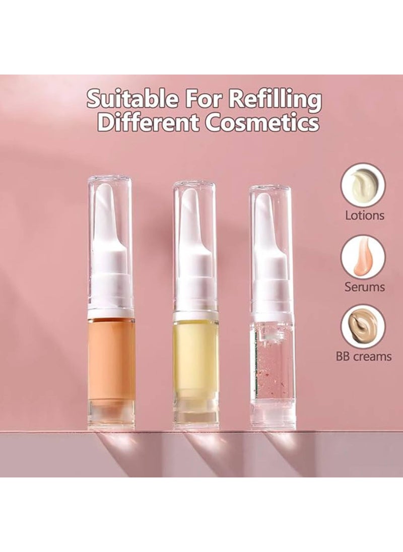 Prostuff.in Prostuffin 10ml TravelSized Airless Vacuum Pump Bottle LeakProof Unscented and Portable Containers Liquid Dispenser Bottle for Lotion Cream Eye Serum and Toiletries Cosmetic Container 2 Pcs  - Image 5
