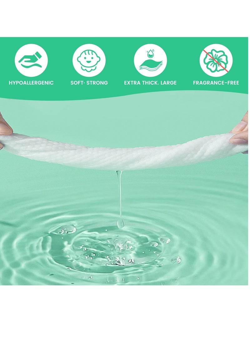 Softpaii - 30% thicker Baby Wipes,72s x 12 Packs(864 wipes),Pure Water Baby Wipes for Baby,Multi Purpose Cleaning Baby Wet Wipes for Sensitive Skin. - Image 1