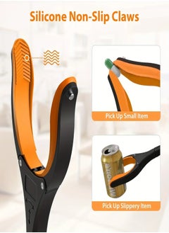 AROAQ Reacher Grabber tool 32 Inch Garbage Picker Gripper Lightweight Heavy Duty Elderly Grabbing Tool with 360° Rotating Clip  - Image 4