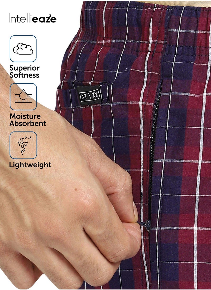 XYXX - Checkmate Intellieaze Combed Cotton Checks Men Pyjama - Image 1