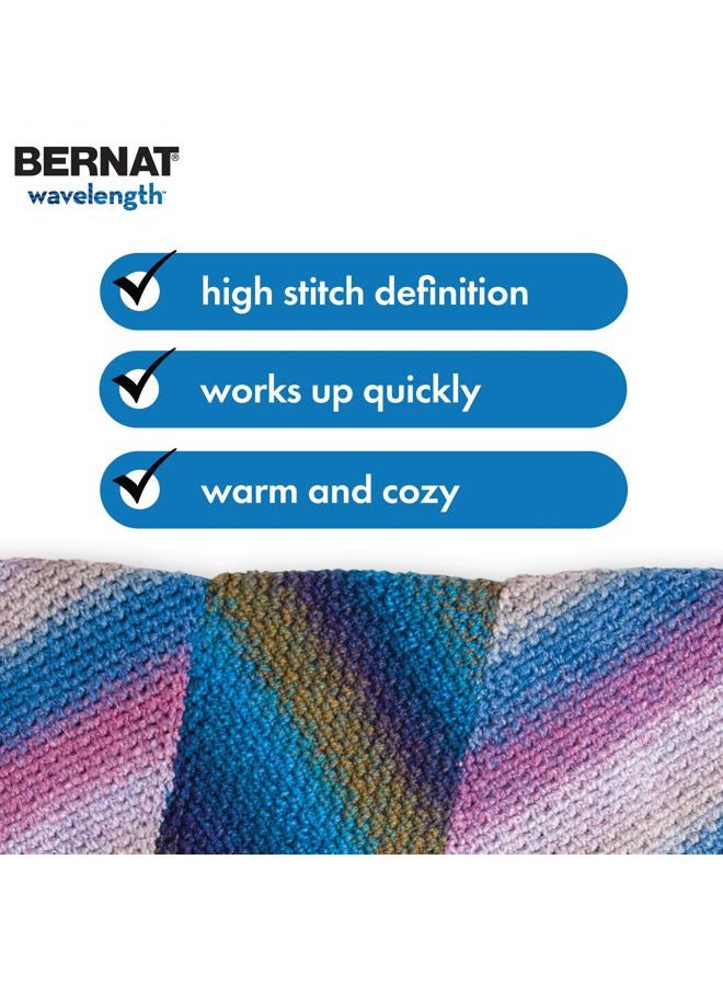 Bernat Wavelength Snowflake Obsidian Yarn - 3 Pack of 5oz/140g - Acrylic - #5 Bulky - 223 Yards - Knitting, Crocheting & Crafts - Image 5