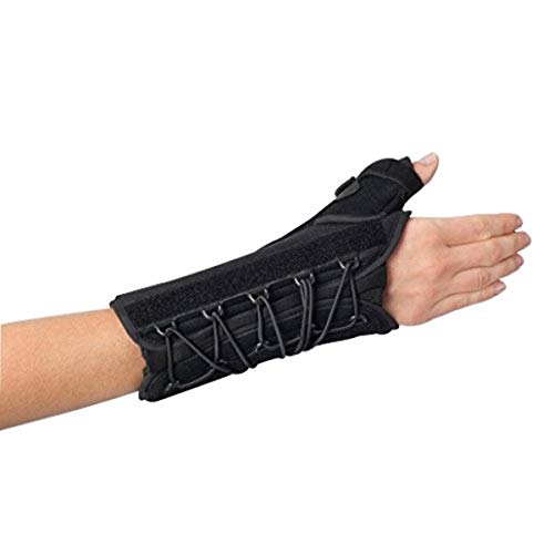 ProCare 79-87490 Quick-Fit WTO Wrist/Thumb Support Splint, Left, Universal, Black - Image 5