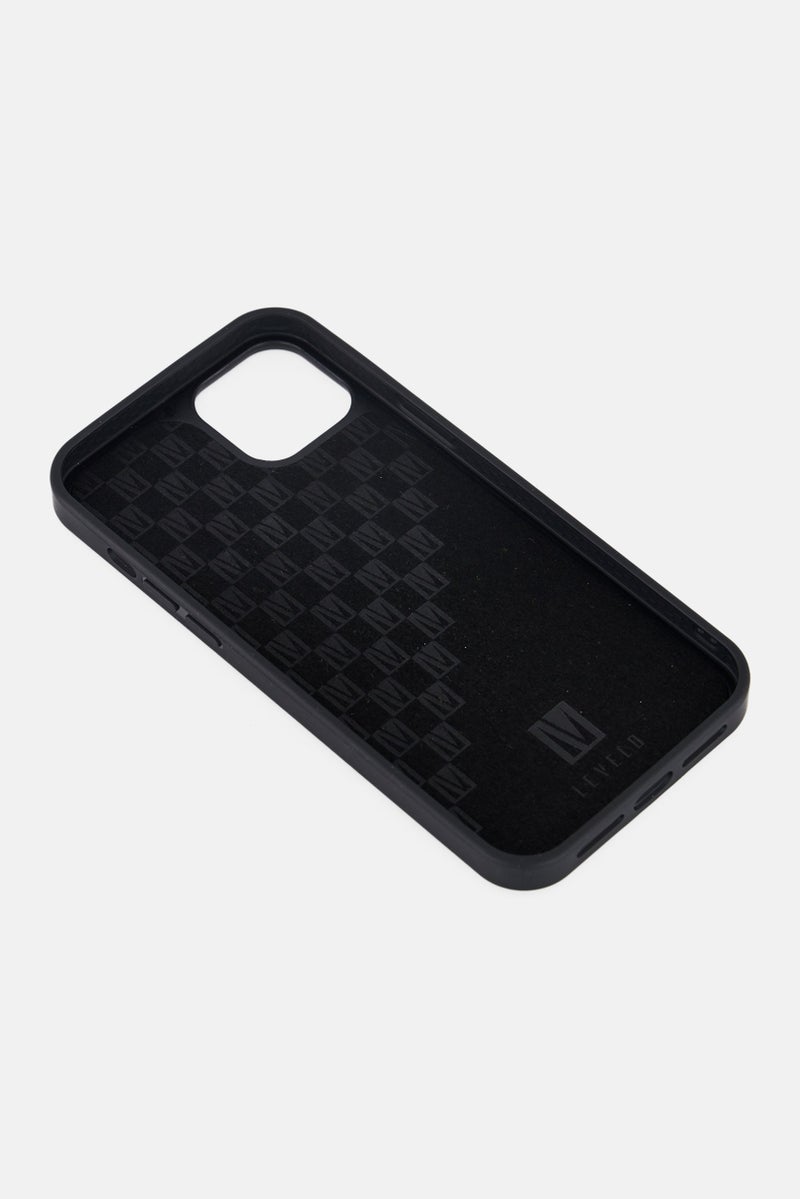 LEVELO iPhone 14 Max Morphix Leather Grip Stand Protective Case - Image 3