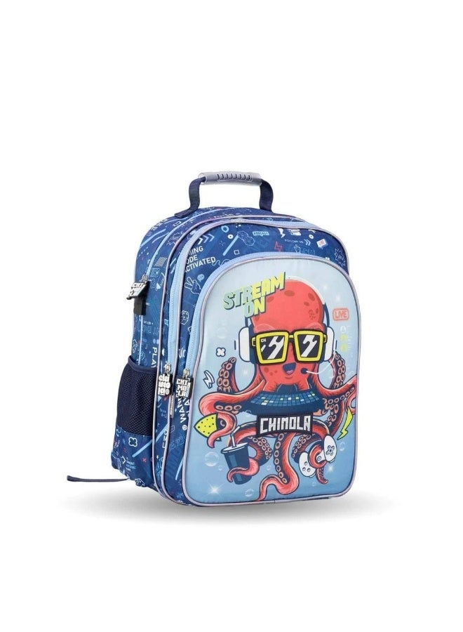 School bags, Octopus bag. Waterproof bag. High-quality imported material. 3 zippers. Bag size: 50 cm. - Image 2